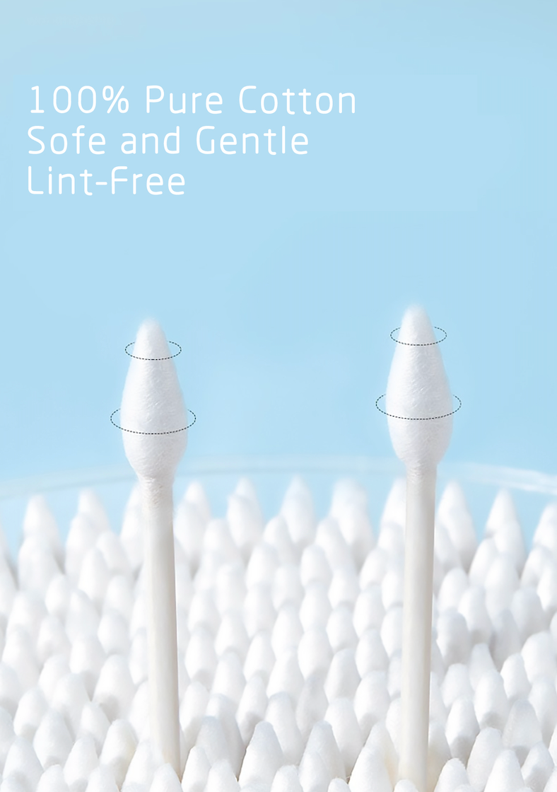 Dual Cotton Swabs, Cosmetic Use