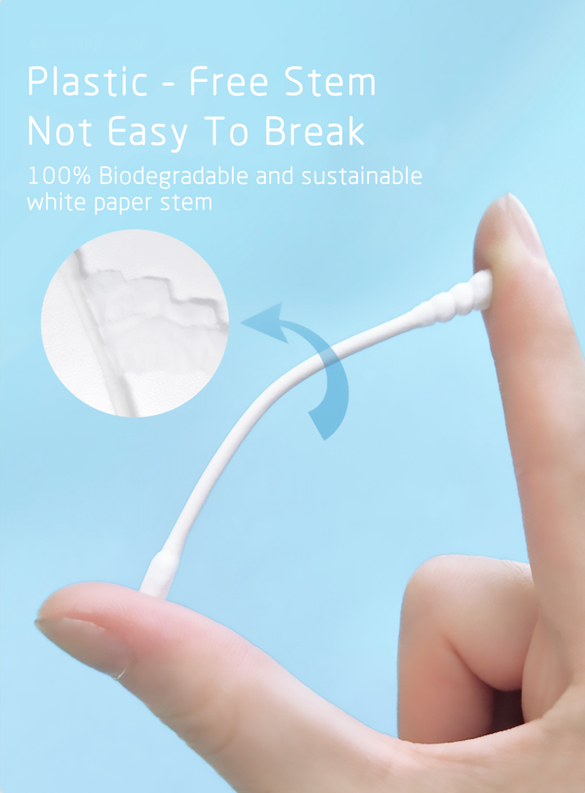 Dual Cotton Swabs, Cosmetic Use